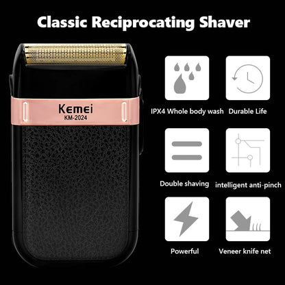 Professional Hair Trimmer Gold Clipper For Men Rechargeable Barber Cordless Hair Cutting T Machine Hair Styling Beard Trimmer