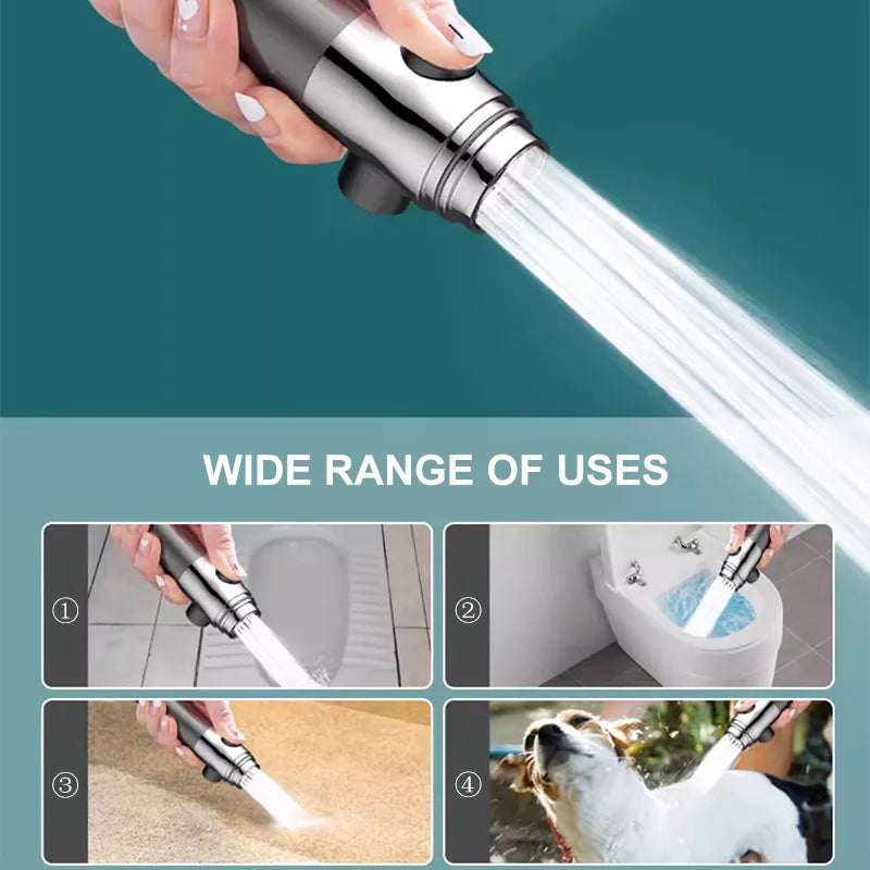 4 Modes Shower Head High Pressure Showerhead